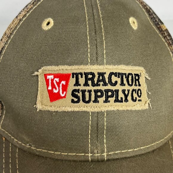 Tractor Supply Mens Hat Trucker Green Strap Back Mesh Size OS - Picture 4 of 10